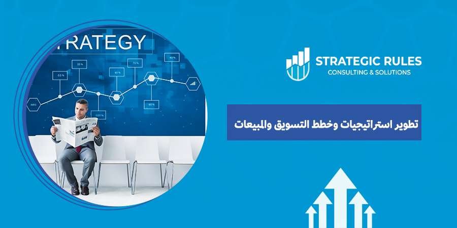 تطوير استراتيجيات وخطط التسويق والمبيعات